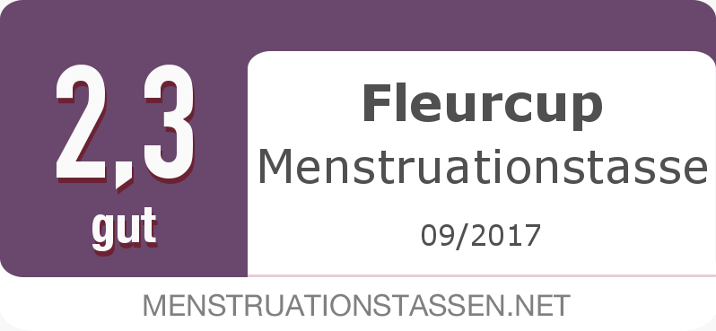 Testsiegel: Fleurcup Menstruationstasse